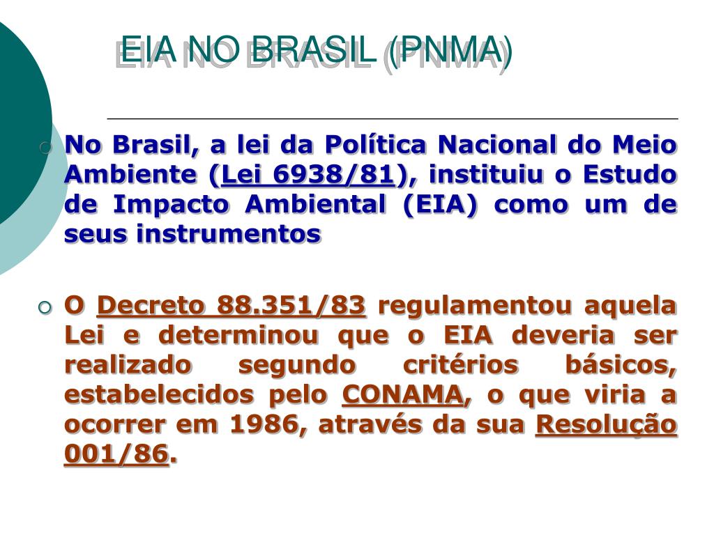 PPT - AVALIAÇÃO DE IMPACTOS AMBIENTAIS AIA – EIA - RIMA PowerPoint  Presentation - ID:4606259