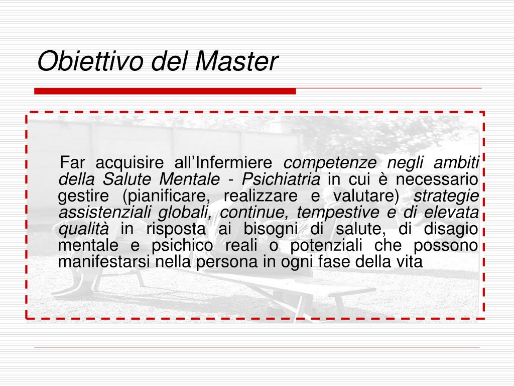 PPT - La Formazione Complementare in Salute Mentale – Psichiatria  “L'esperienza dell'Università di Pisa” PowerPoint Presentation - ID:4606562