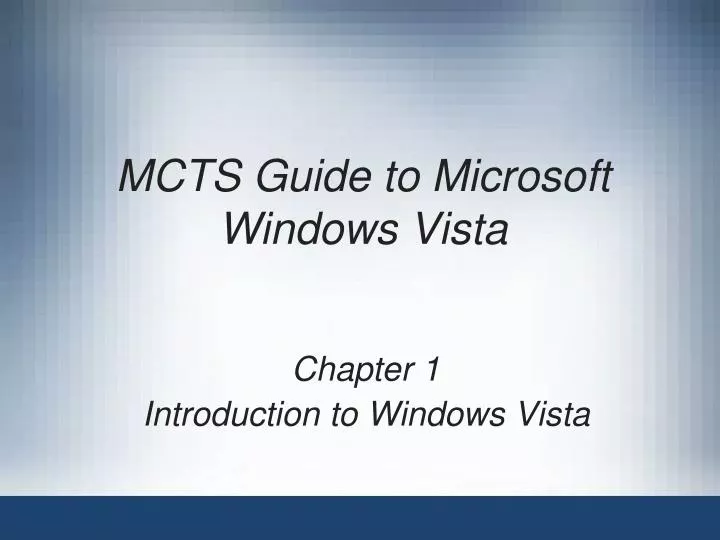 mcts guide to microsoft windows vista n.