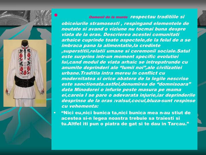 Ppt Baltagul Powerpoint Presentation Id4607898