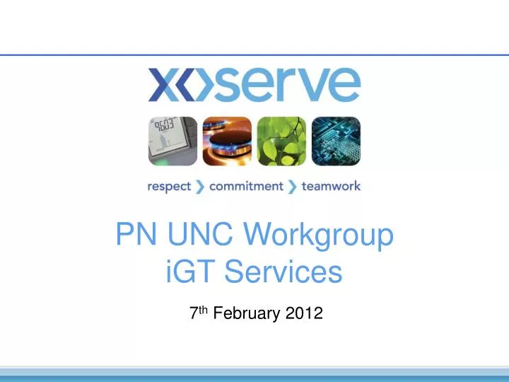 pn unc workgroup igt services n.