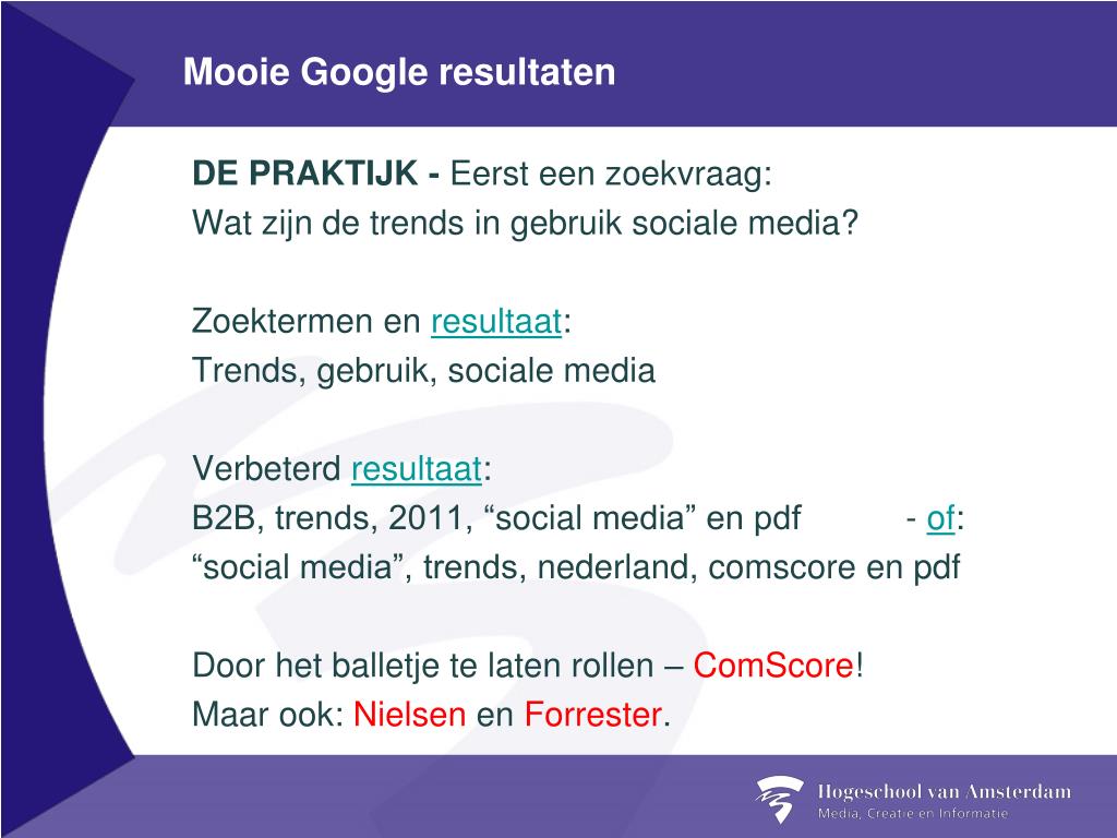 Een geavanceerde zoekopdracht uitvoeren op Google
