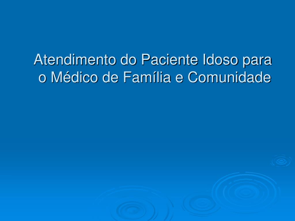 O médico da comunidade 