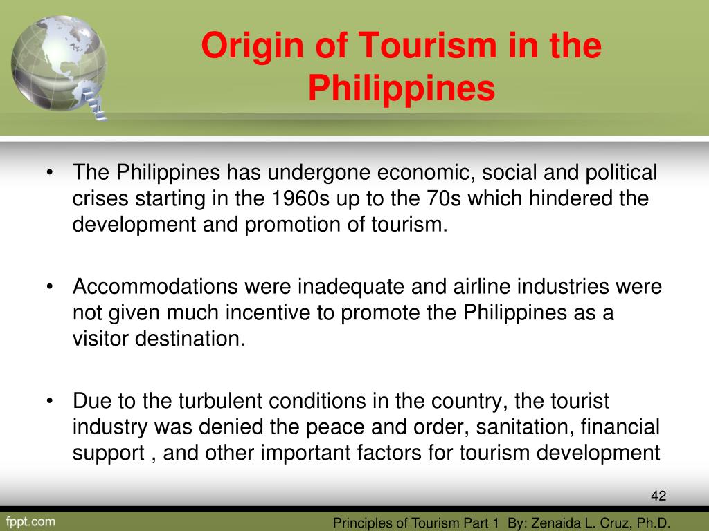 history of tourism in philippines