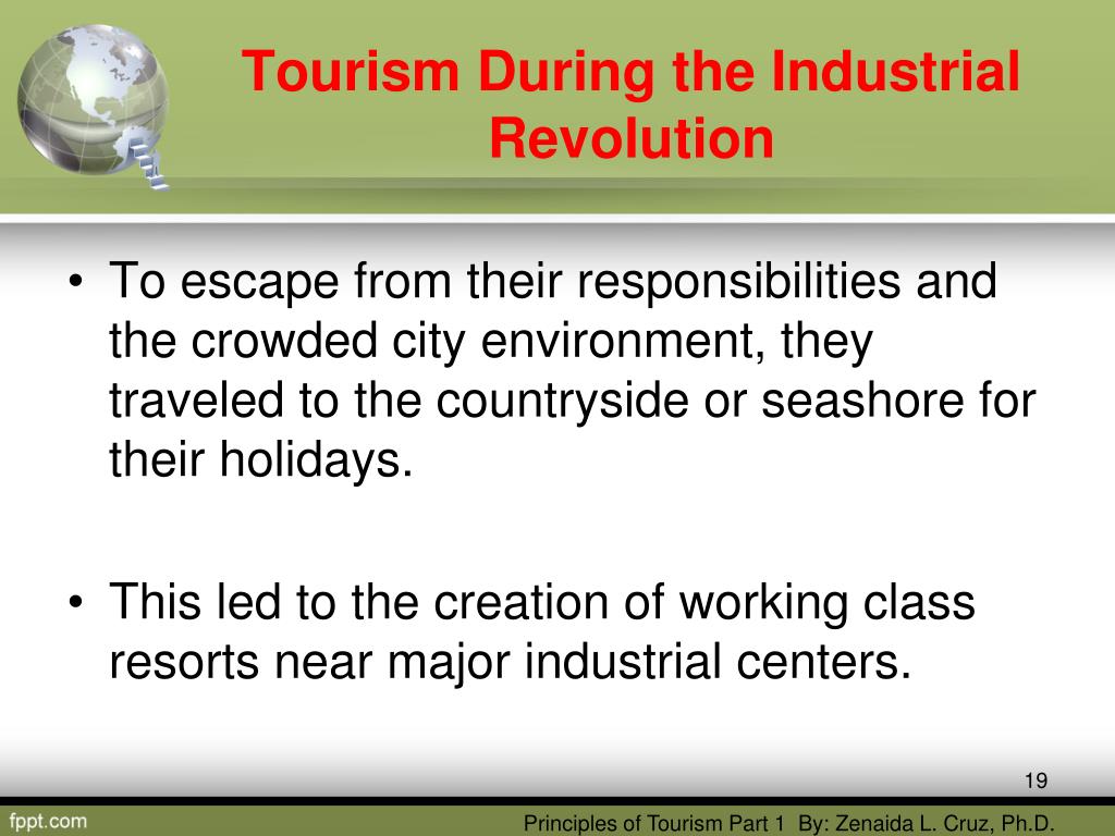 revolution of tourism