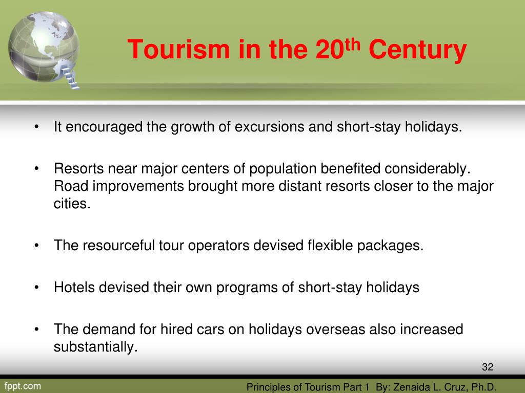 tourism development history