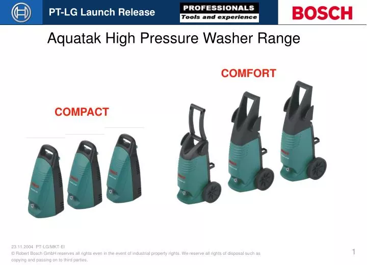 Ppt Aquatak High Pressure Washer Range Powerpoint Presentation