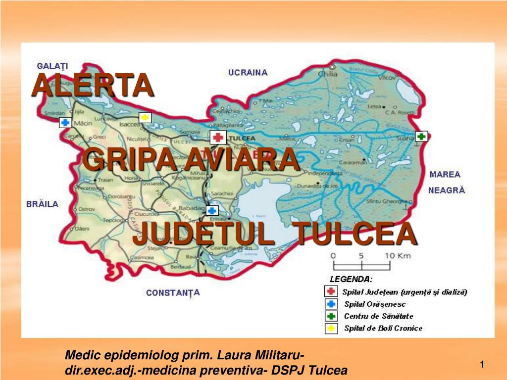 PPT - ALERTA GRIPA AVIARA JUDETUL TULCEA PowerPoint Presentation, free  download - ID:4614746