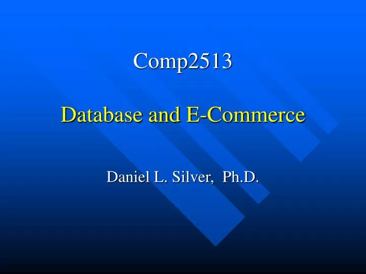 comp2513 database and e commerce n.