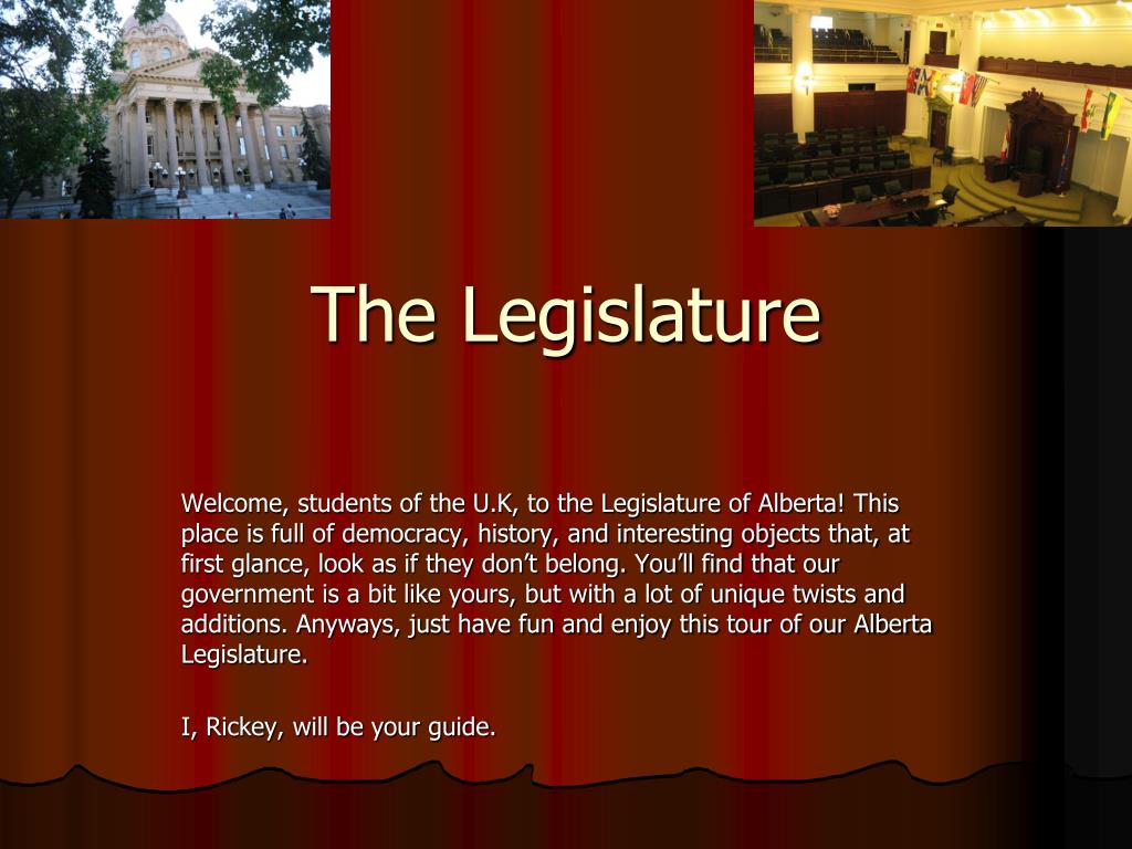 presentation on topic legislature