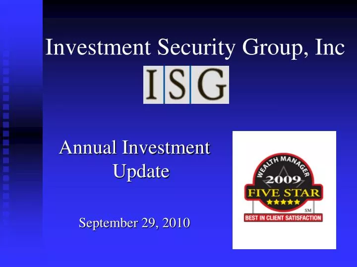 PPT Investment Security Group, Inc PowerPoint Presentation, free
