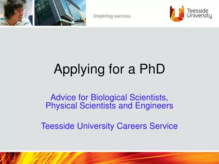 application for phd guide