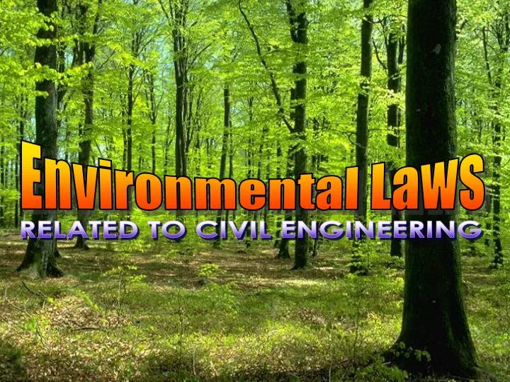 PPT Environmental Laws PowerPoint Presentation, free download ID