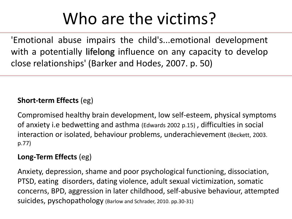 Abuse emotional victims symptoms of narcissistic abuse
