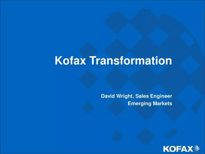 PPT - Kofax Transformation PowerPoint Presentation, free download - ID