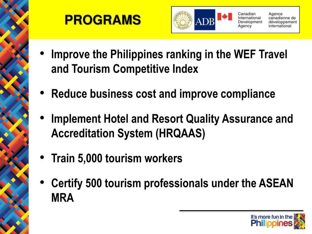 tourism development plan philippines