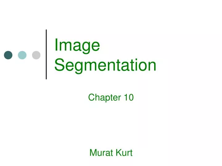 image segmentation n.