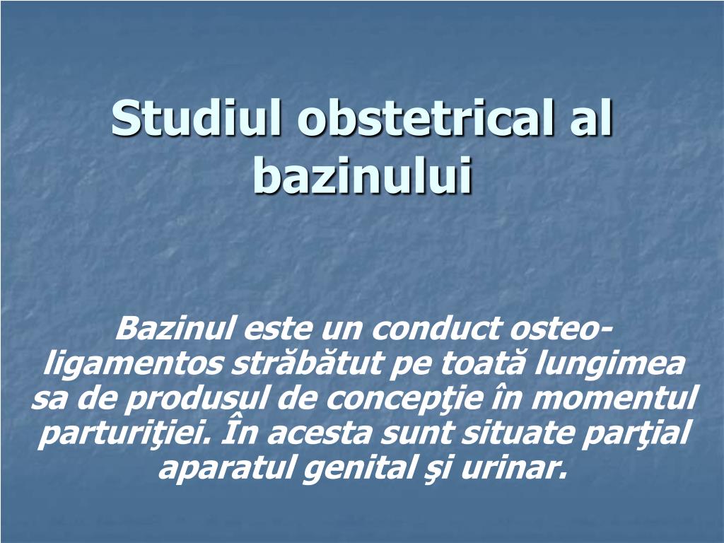 PPT - Studiul obstetrical al bazinului PowerPoint Presentation, free  download - ID:4623709