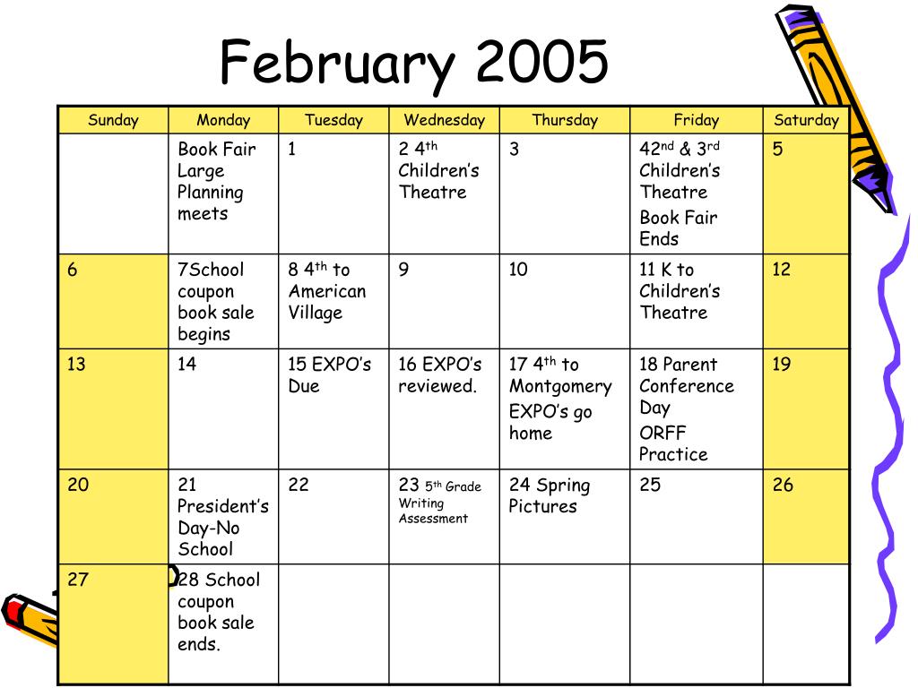 PPT 2004 2005 School Year Calendar PowerPoint Presentation Free PPT 2004 2005 School Year Calendar PowerPoint Presentation Free