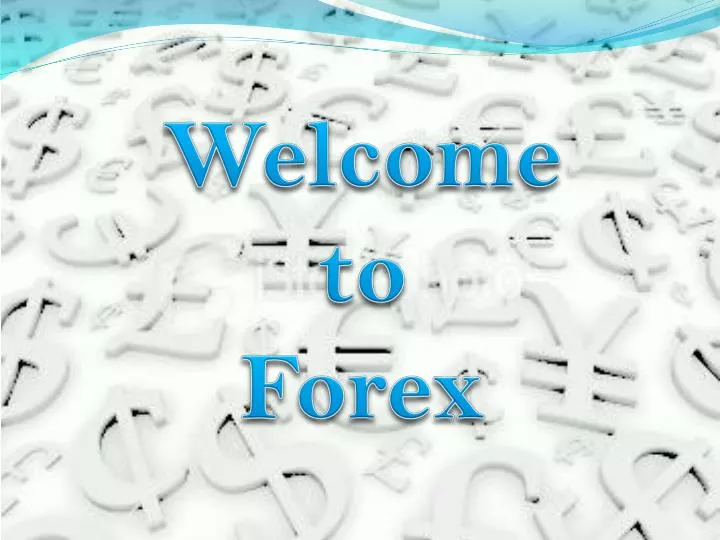 Forex introduction ppt