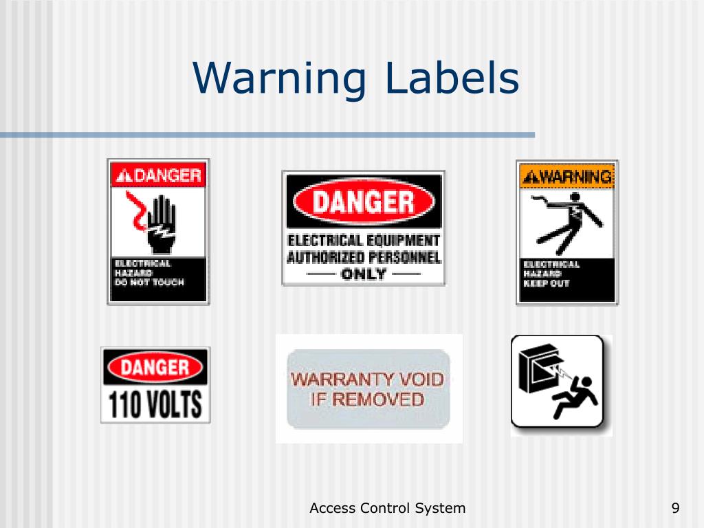 Control label