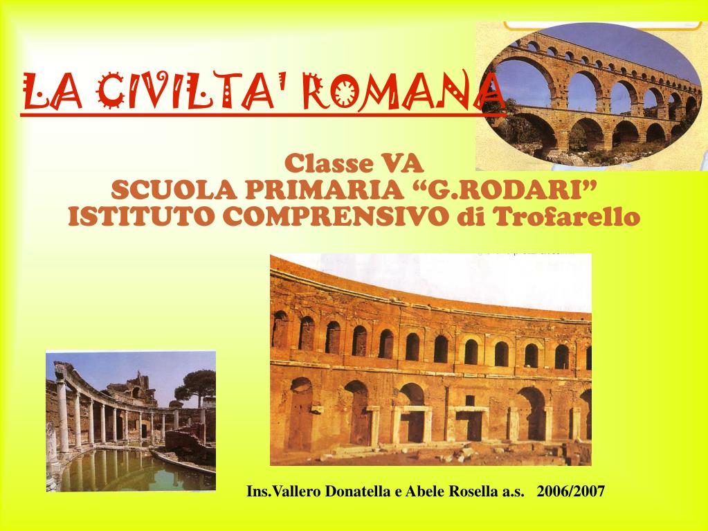 Ppt La Civilta Romana Powerpoint Presentation Free Download Id