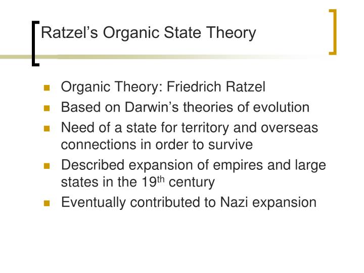 organic theory of origin of state