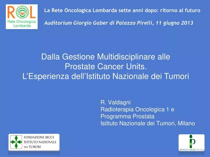 programma prostata milano