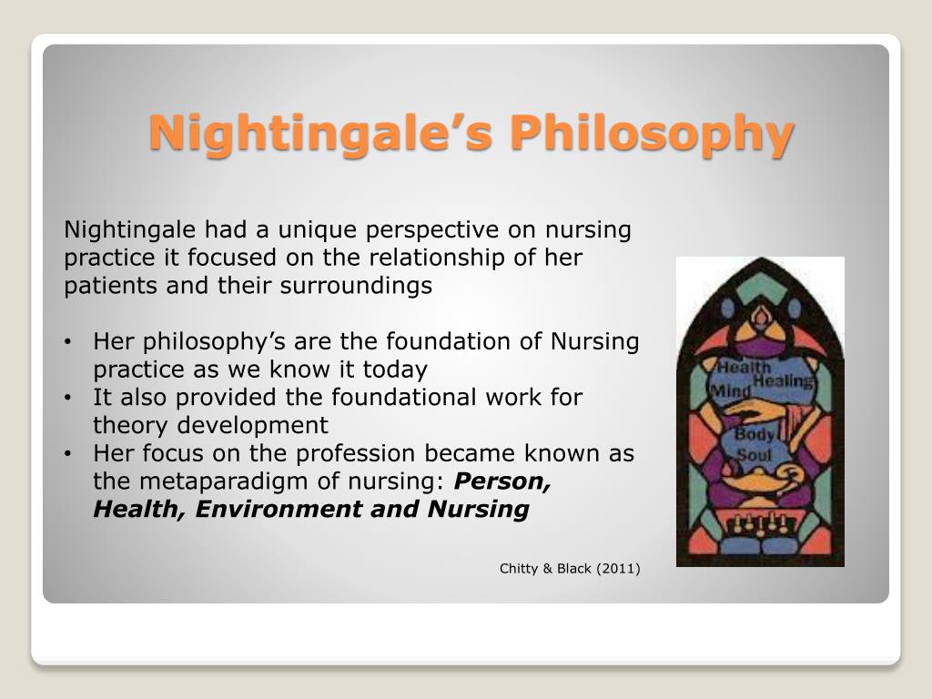 Nightingale theory of environment