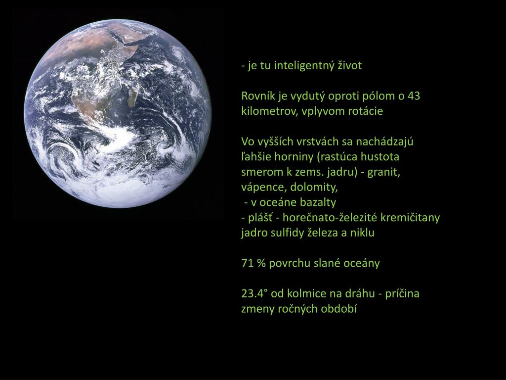 PPT - Vznikla pred 4,6 miliardami rokov - T erestriálneho typu : Merkúr,  Venuša, Zem, Mars PowerPoint Presentation - ID:4630393