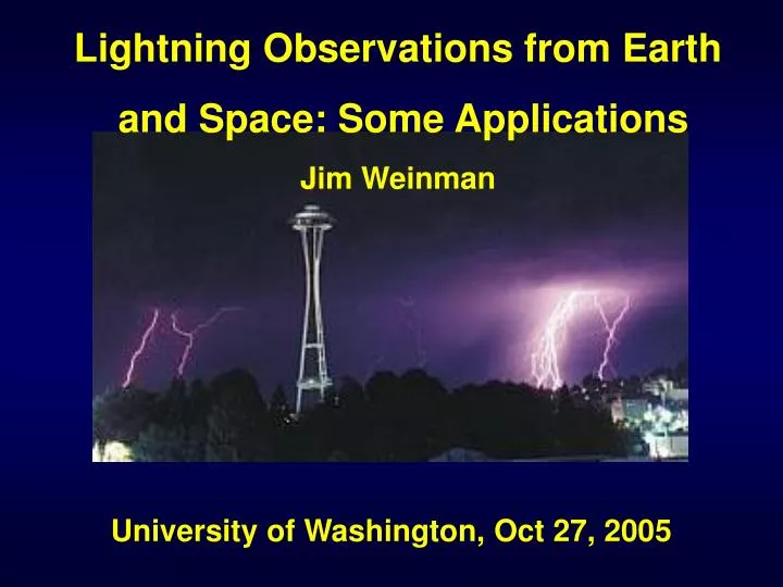 PPT University of Washington, Oct 27, 2005 PowerPoint Presentation