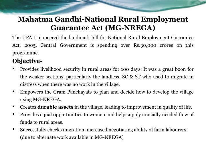 the mahatma gandhi national rural employment guarantee act Amount of expenditure incurred on wages, material and skill and administrative work under mahatma gandhi national rural employment guarantee act (mgnrega) in maharashtra (2014-2015 to 2017-2018-upto 12032018. the mahatma gandhi national rural employment guarantee act Amount of expenditure incurred on wages, material and skill and administrative work under mahatma gandhi national rural employment guarantee act (mgnrega) in maharashtra (2014-2015 to 2017-2018-upto 12032018.