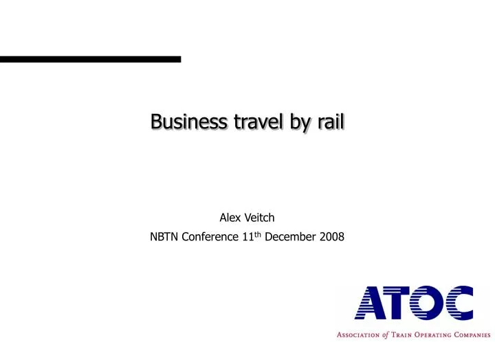 business travel by rail n.