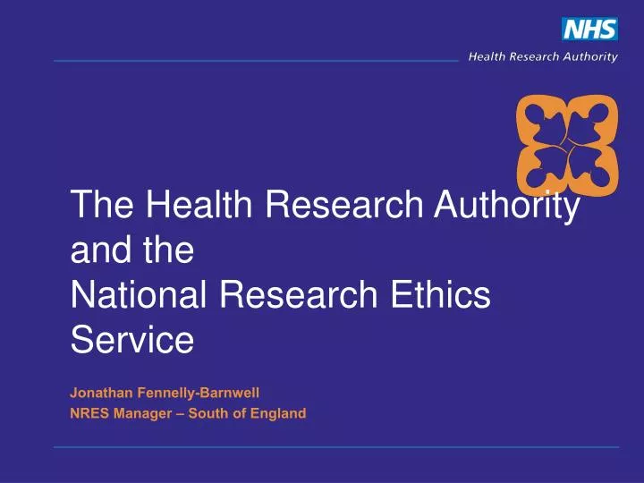 health research ethics authority act