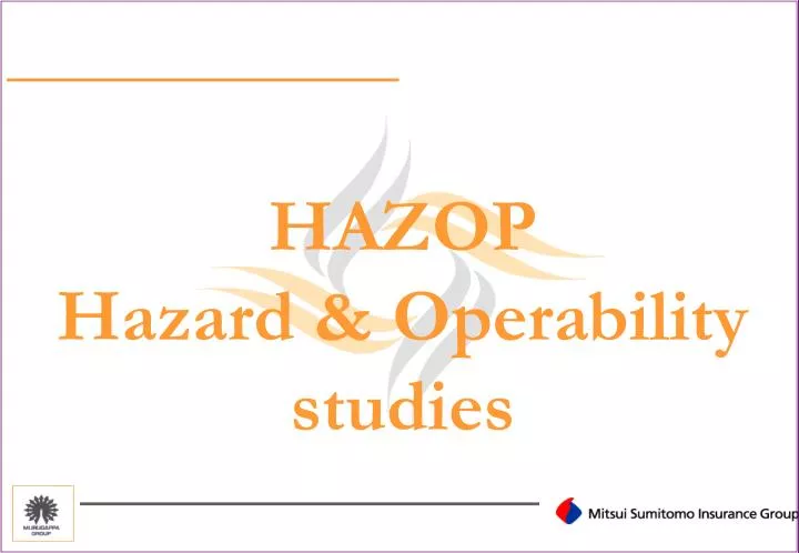 hazop study hazop study