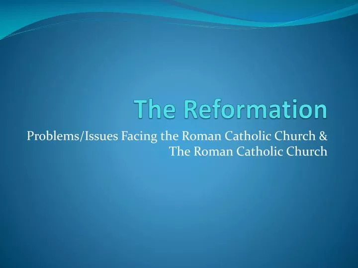 the conditions preceding the reformation of the roman catholic church in the 16th century Erasmus strongly promoted reform of the catholic church during the years leading to the reformation the netherlands was by the early 16th century a non-german possession of german hapsburg emperor charles v. the conditions preceding the reformation of the roman catholic church in the 16th century Erasmus strongly promoted reform of the catholic church during the years leading to the reformation the netherlands was by the early 16th century a non-german possession of german hapsburg emperor charles v.