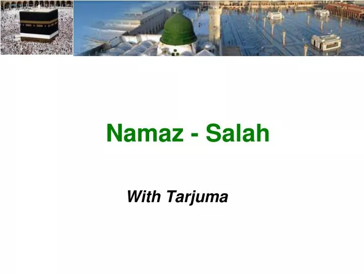 presentation on namaz in english