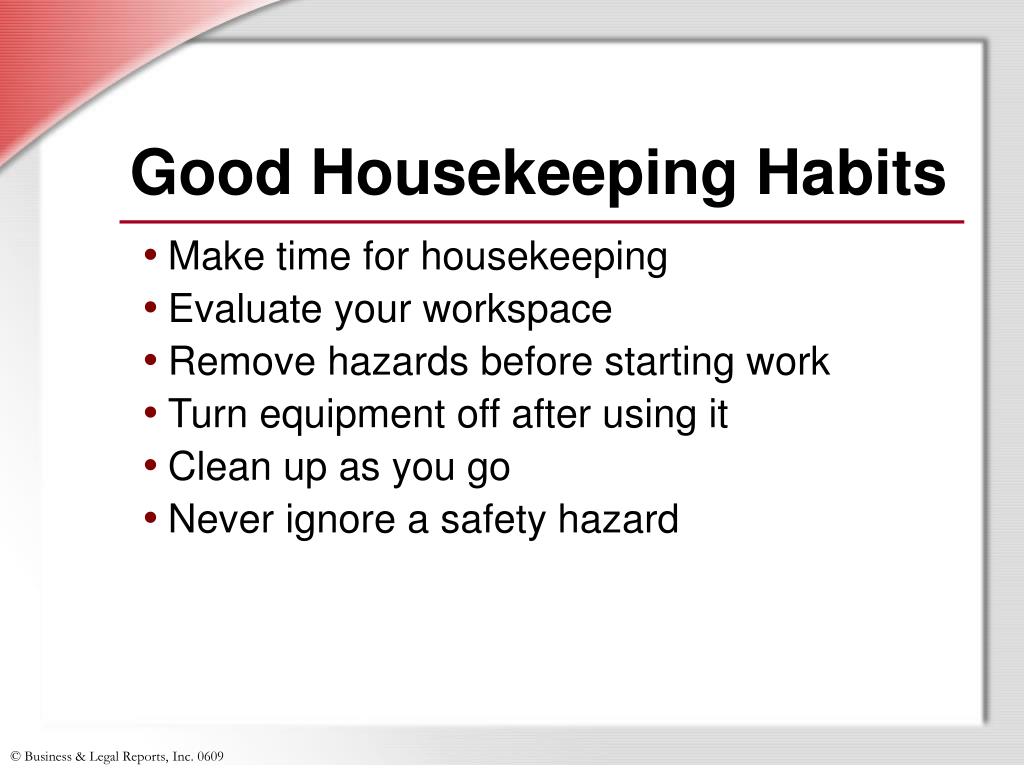 good housekeeping ppt presentation