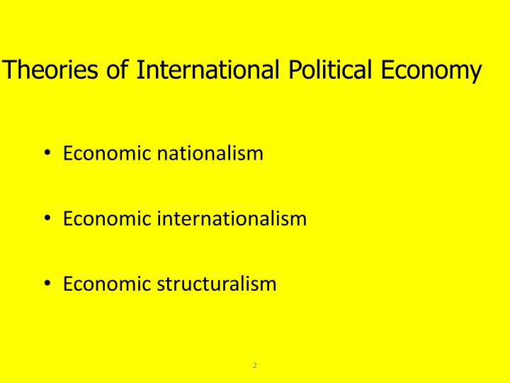 economic structuralism international relations theory