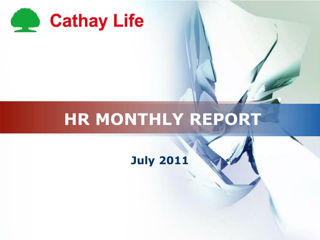 PPT MONTHLY REPORT PowerPoint Presentation Free Download ID 4635653