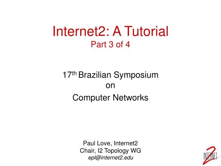 Ppt Internet2 A Tutorial Part 3 Of 4 Powerpoint Presentation Free Download Id 4635676 - ppt complete roblox tutorial part 2 powerpoint presentation