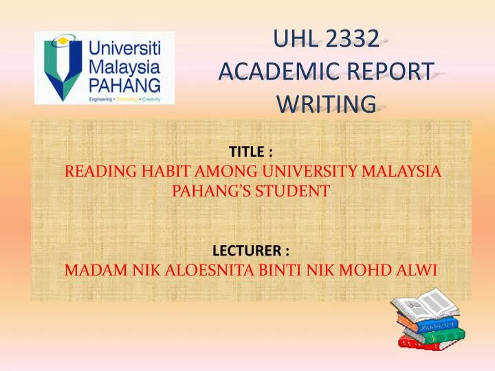uhl 2332 academic report writing n.