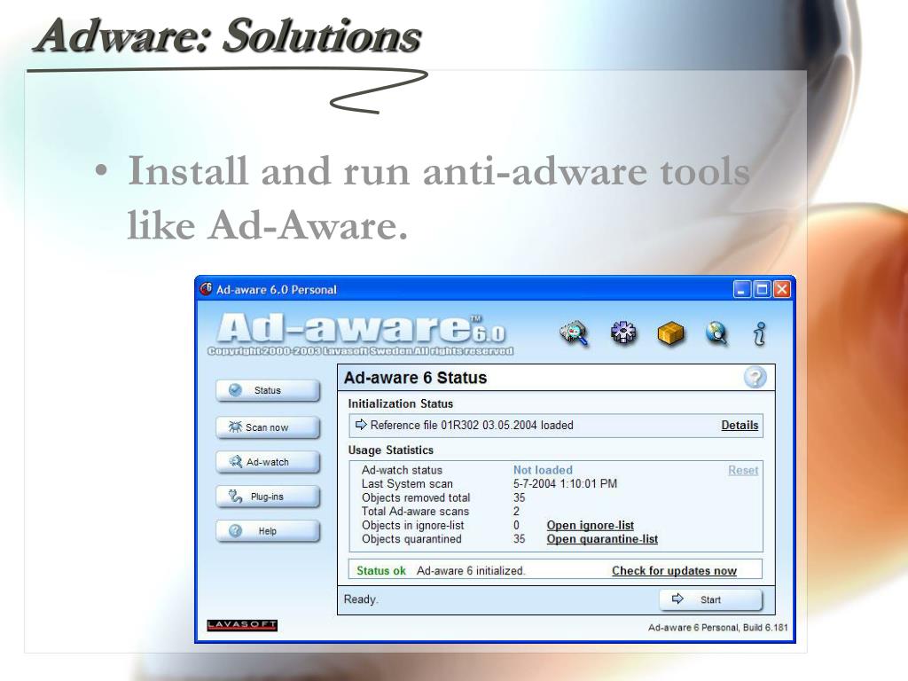 PPT - Adware, Spyware, and Malware PowerPoint Presentation, free download -  ID:4638824