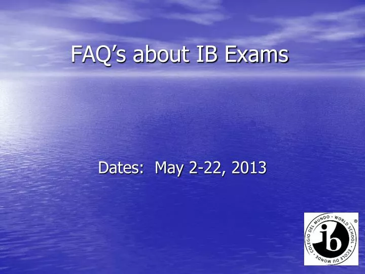 ib free exams ib free exams