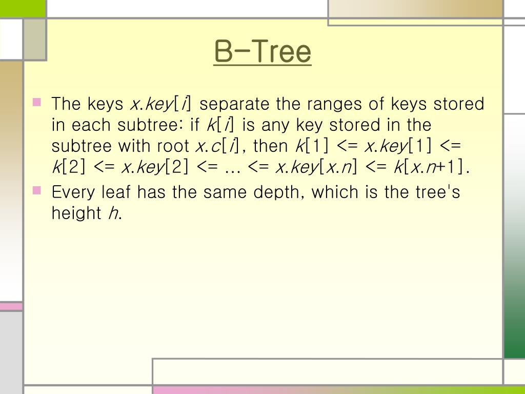 PPT - Lecture 11 : B-Tree PowerPoint Presentation, Free Download - ID ...