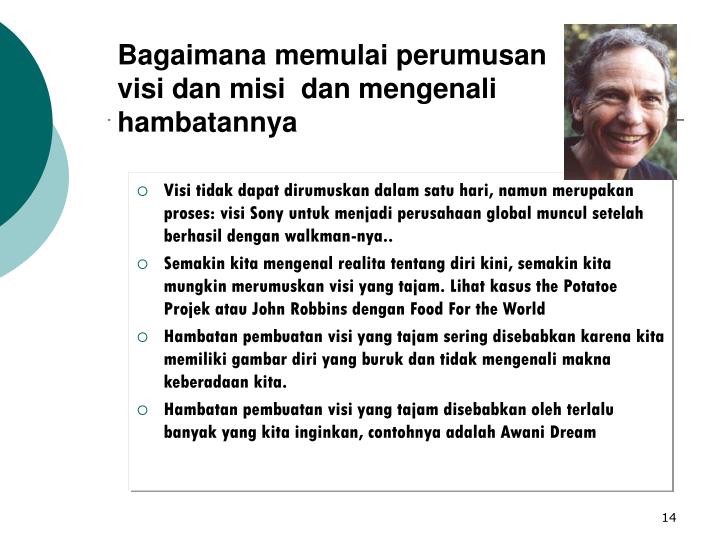 PPT - MERUMUSKAN VISI dan MISI PowerPoint Presentation 