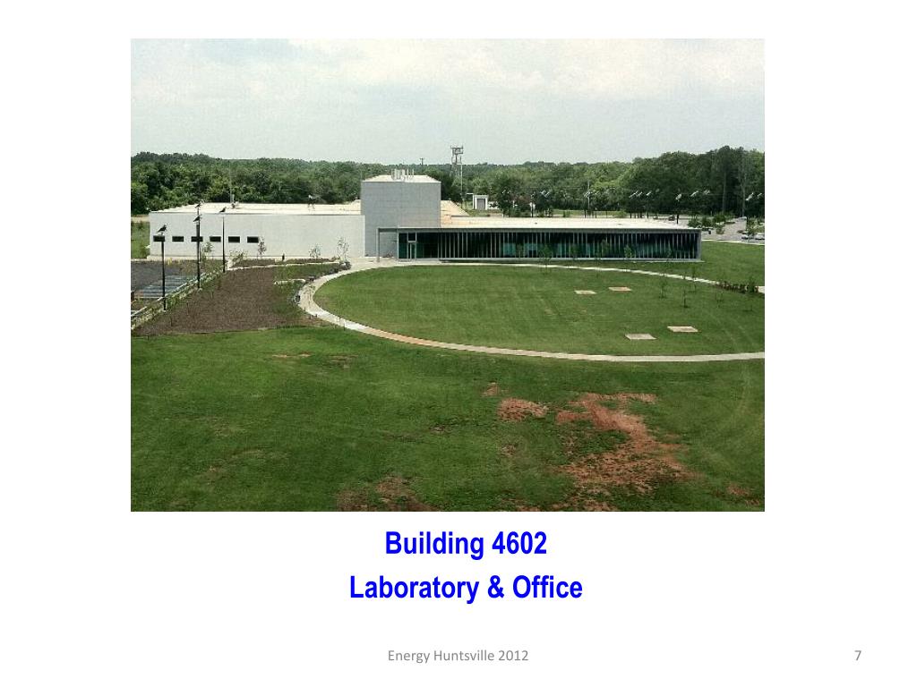 PPT - Sustainable Building Plan At NASA Marshall Space Flight Center ...
