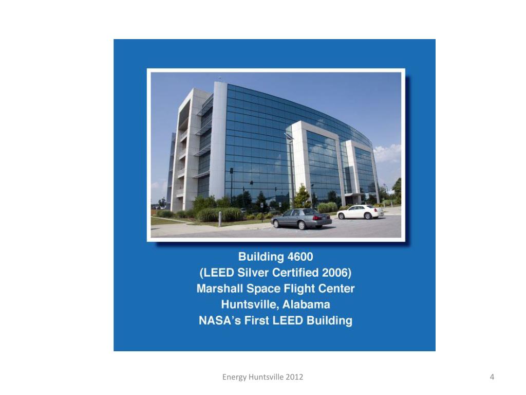 PPT - Sustainable Building Plan At NASA Marshall Space Flight Center ...