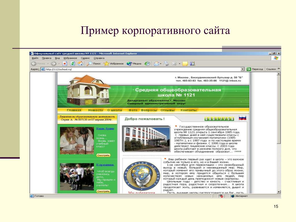Создание тематического сайта проект по информатике