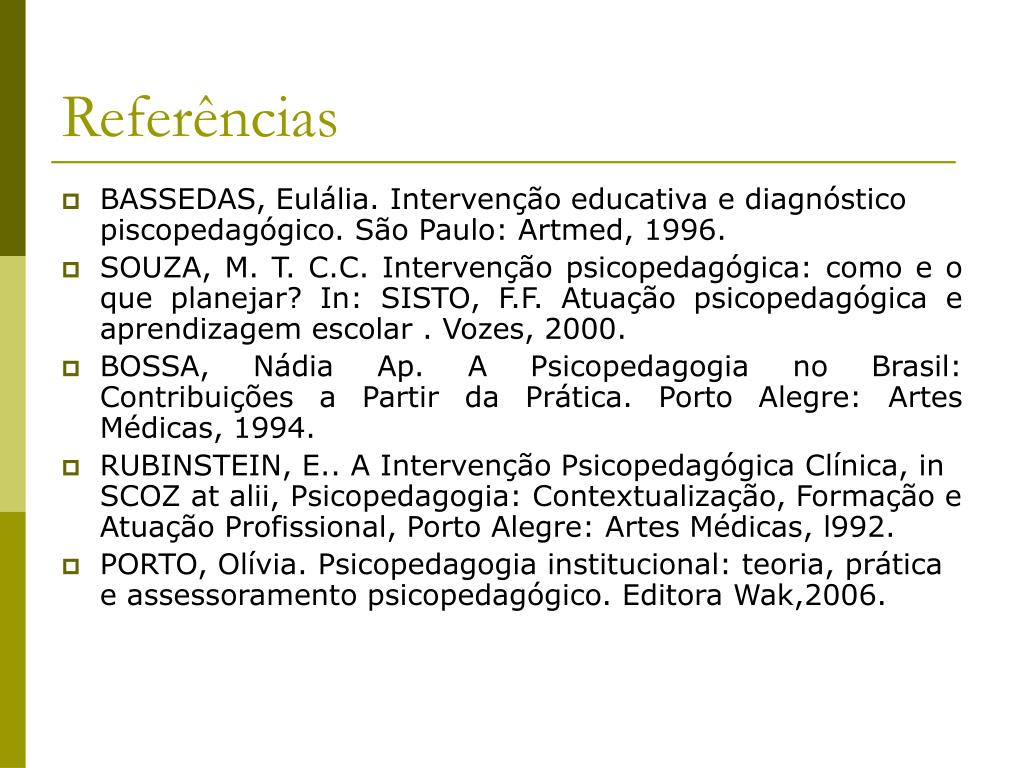 PPT - A PSICOPEDAGOGIA INSTITUCIONAL EDUCACIONAL PowerPoint